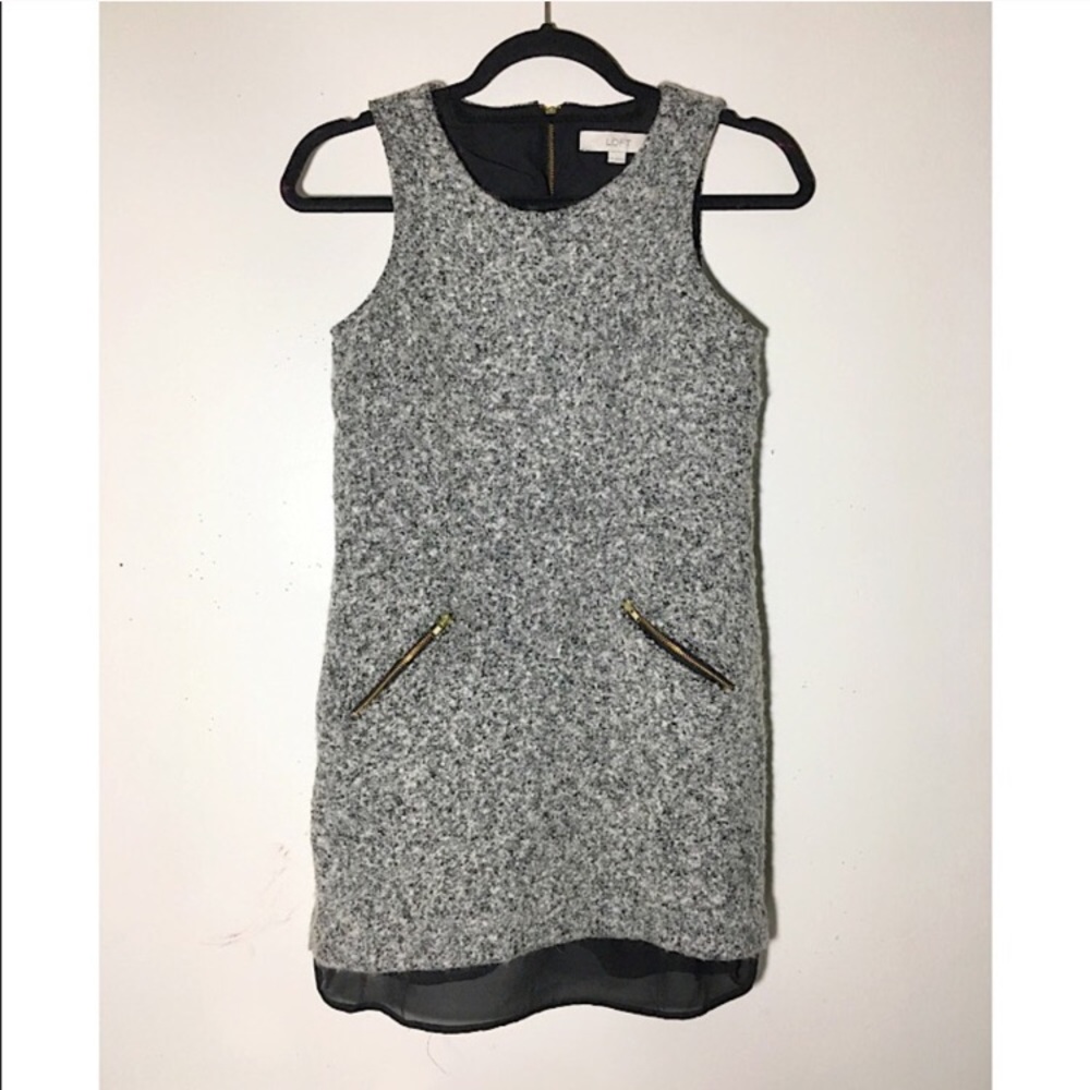 Loft wool and silk dress size 2P